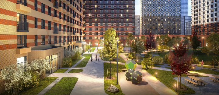 Квартира-студия, 23,9 м², 32/33 эт.