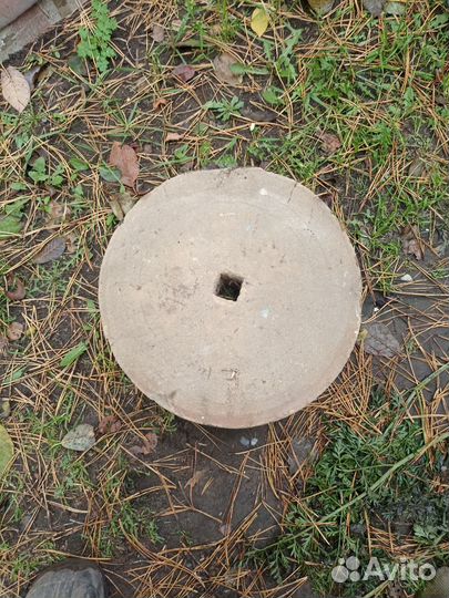 Чугунная костровая чаша. Точило СССР