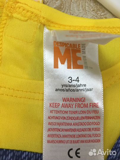 Костюм на утренник Миньон, Новогодний костюм