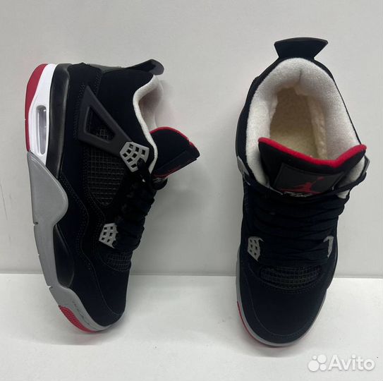 Кроссовки Nike Air Jordan 4 С Мехом Размеры 41-45