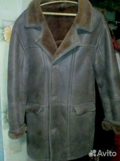 Дубленка мужская, из натуральной овчины