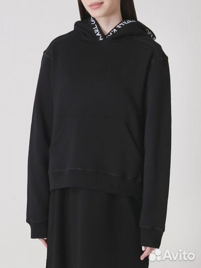 Худи хлопковое Karl Lagerfeld