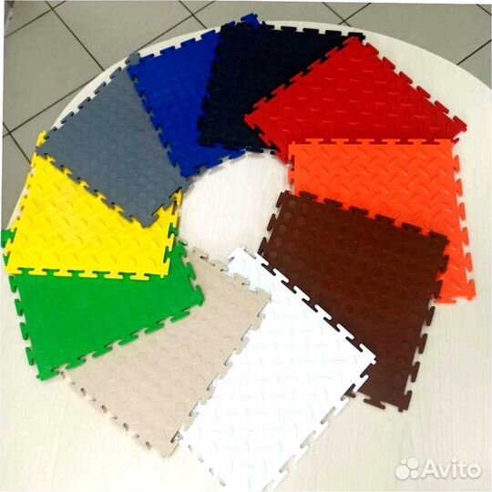 Плитка пвх для гаража автосервиса