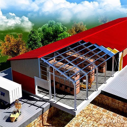 Ангар Магазины Сто с проектом