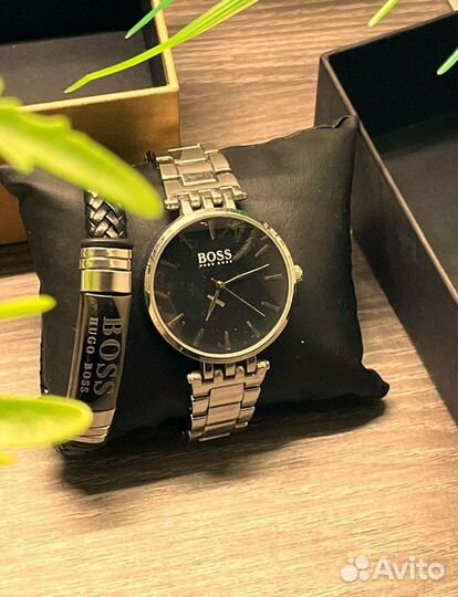 Подарочный набор часы Hugo Boss