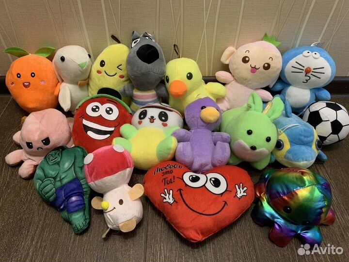 Плюшевые игрушки пакетом