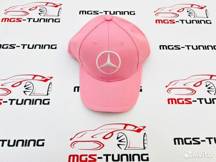 Бейсболка Мercedes classic #1 розовая