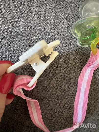 Пустышка соска с держателем новая