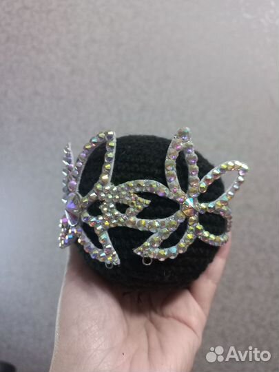 Украшение на пучок для гимнастики