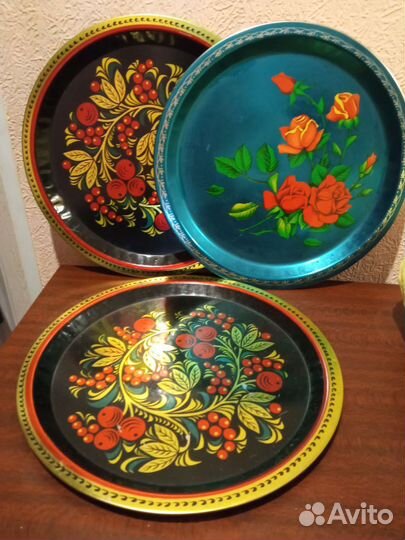Подносы жостово СССР