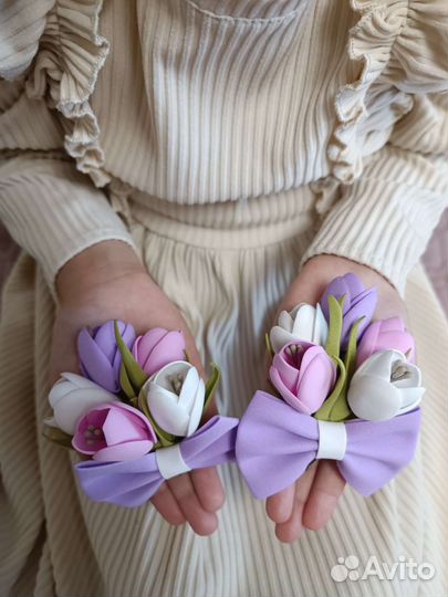 Резинки для волос ручной работы