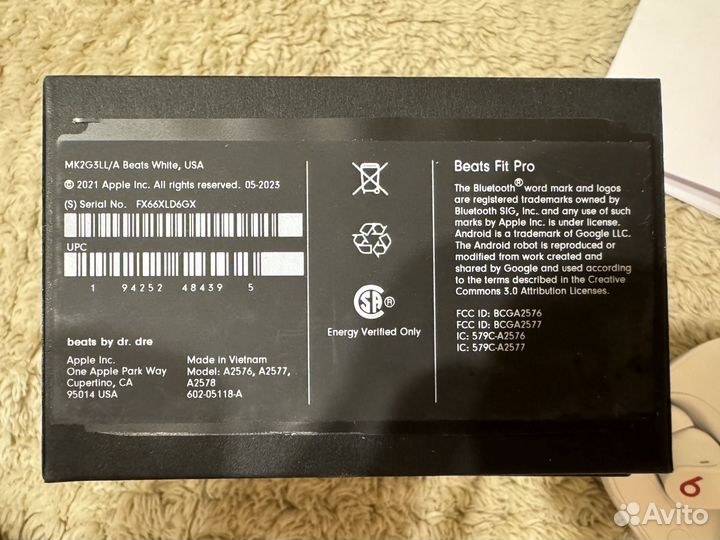 Беспроводные наушники Beats Fit Pro