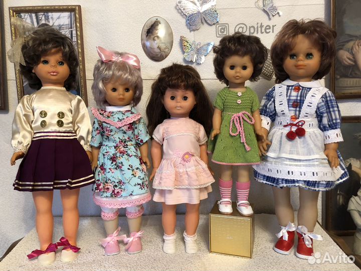 Куклы немецкие ростом 60- 45 см