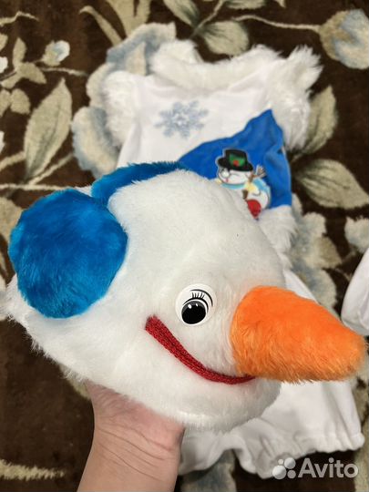 Новогодний костюм снеговика