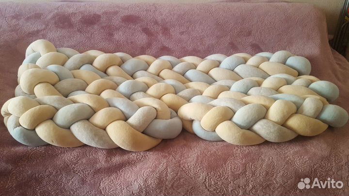 Бортики-косички в кроватку