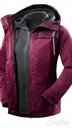 Decathlon куртка осенняя женская 3в1