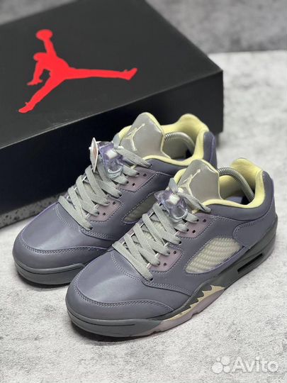 Кроссовки Nike PSG x Air Jordan 5 Low (Арт.45369)