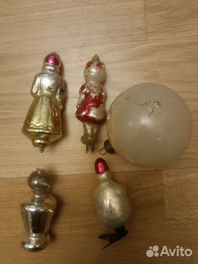 Елочные игрушки СССР под реставрацию