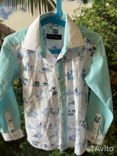 Рубашка для мальчика 6-7 лет 116-122рост