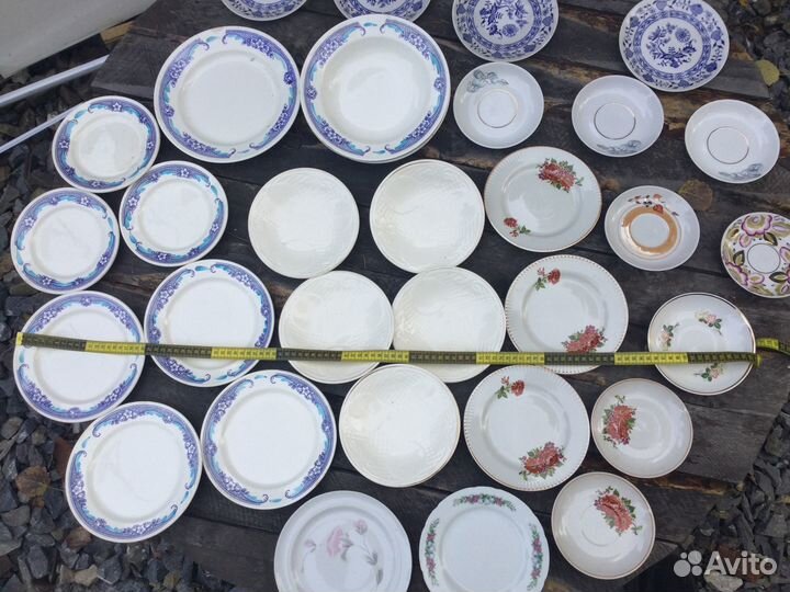 Тарелки блюдца фарфор СССР винтаж