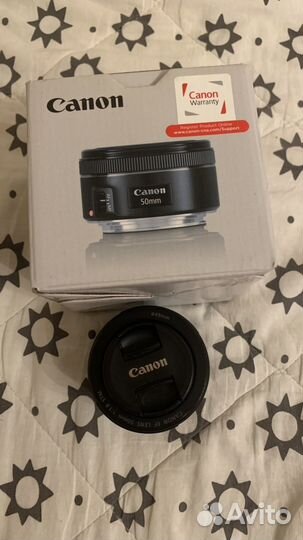 Объектив Canon EF 50мм 1.8 stm
