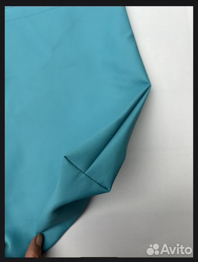 Сумка шоппер аквамарин экокожа шопер