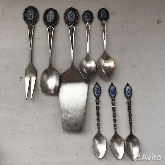 Столовые приборы. Мельхиор.Хрусталь