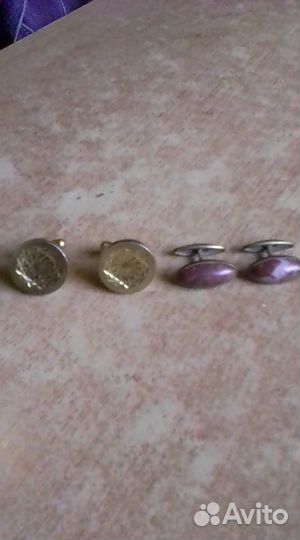 Винтажные запонки, СССР,60-е