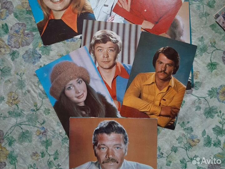 Фото советских актёров, открытки с артистами