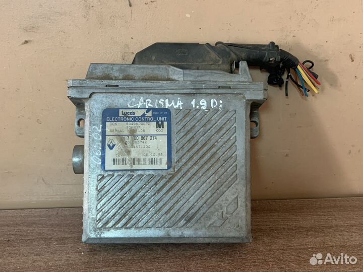 Блок эбу carisma 1.9 Di