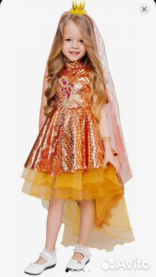 Костюм золотой рыбки 116