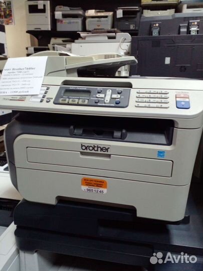 Мфу лазер Brother 7440nr+заправ картридж Гарантия