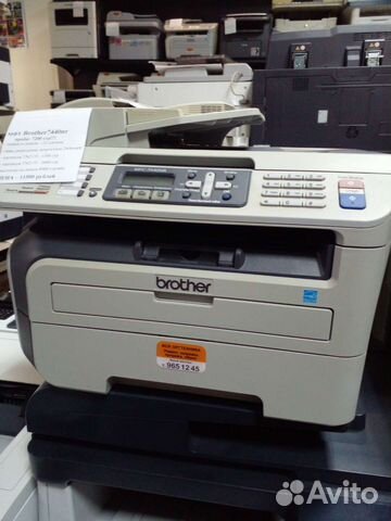Мфу лазер Brother 7440nr+заправ картридж Гарантия