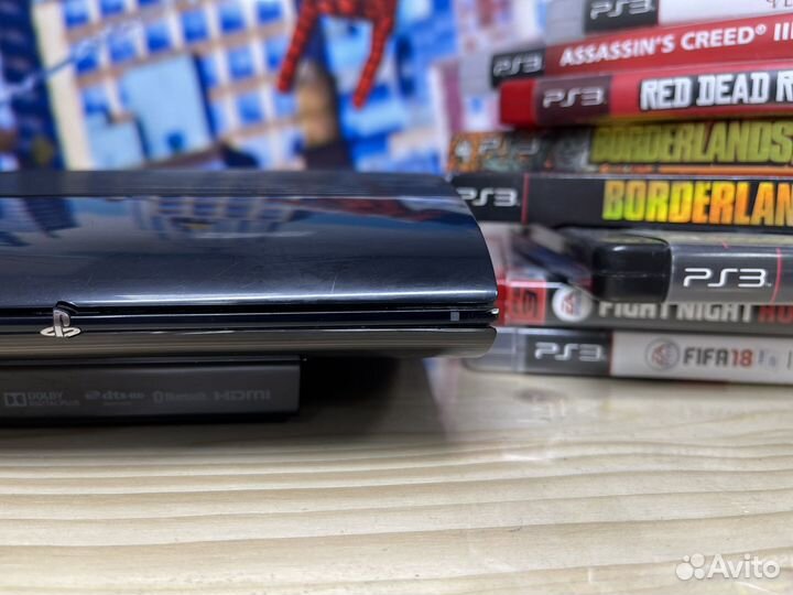 Sony playstation 3 super slim + гарантия магазина