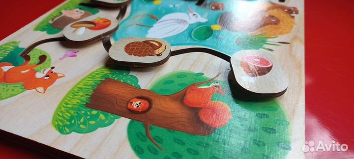 Игрушки пакетом из дерева состояние отличное