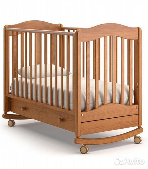 Кровать детская Гандылян Ванечка (вишня) + матрас