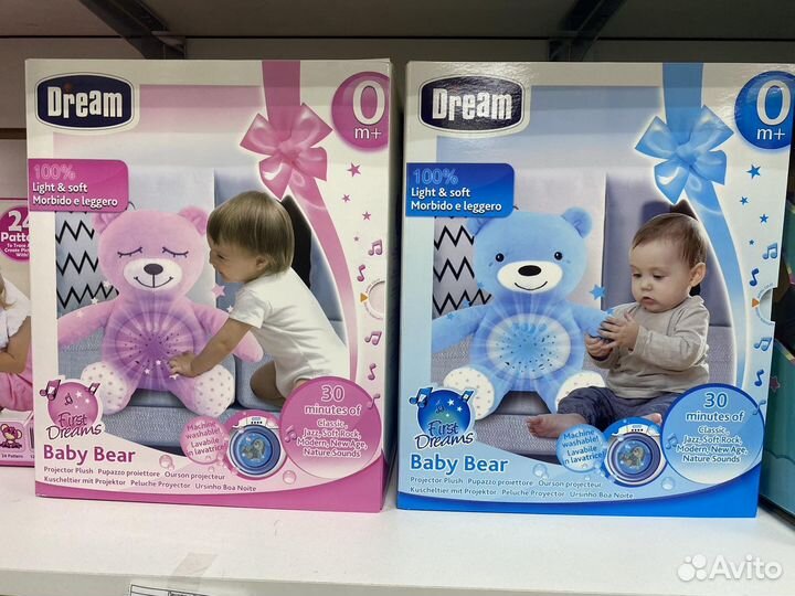 Игрушка мишка (ночник, проектор, музыка)