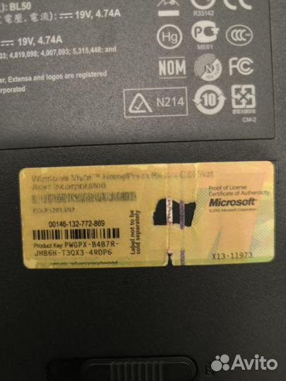 Ноутбук acer на запчасти