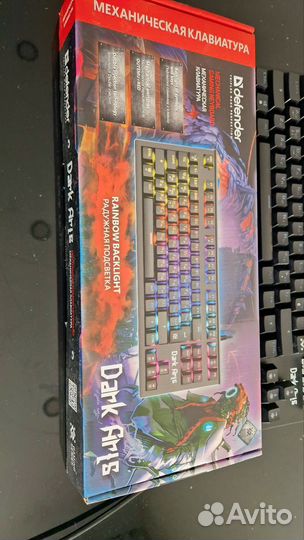 Механическая клавиатура Defender Dark Arts gk-375