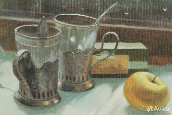 Картина Железнодорожный Натюрморт Спирос Д. 2004г