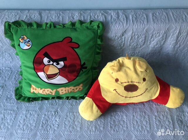 Плед, Подушка Angry Birds, Vinny Pooh