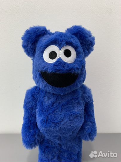 Bearbrick x Sesame Street Cookie Monster 400