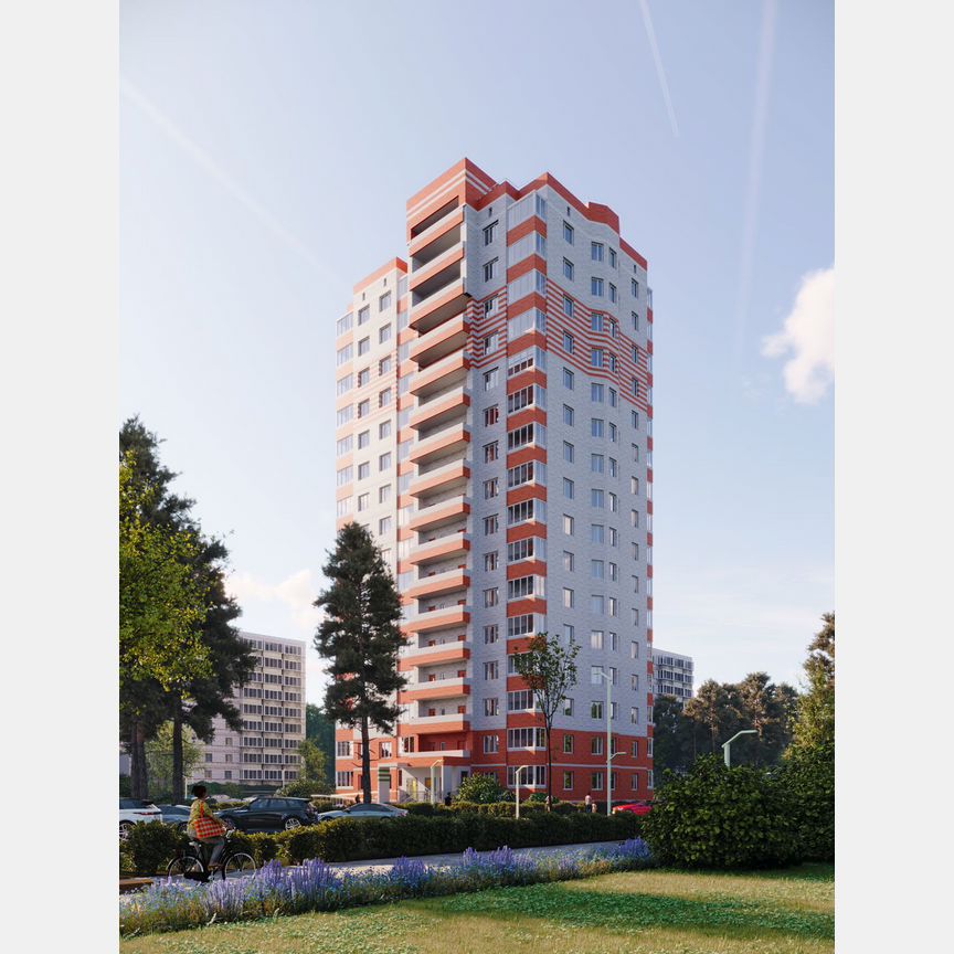 2-к. квартира, 59,6 м², 1/16 эт.