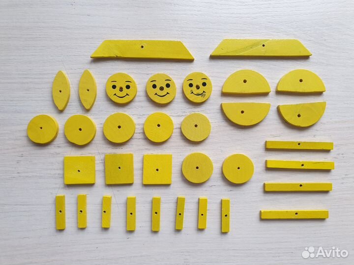 Деревянный конструктор пробковая доска гвоздики