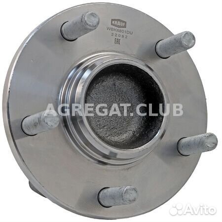 Ступица в сборе krauf WBK6801DU