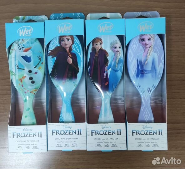 Расческа Wet brush Hello Kitty, холодное сердце