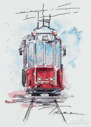 Картина вышитая крестом