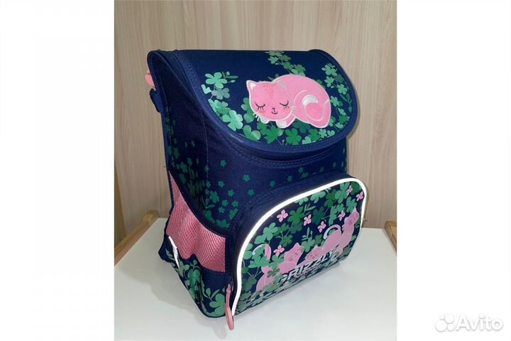 Ранец школьный для девочки Grizzly рюкзак Гризли