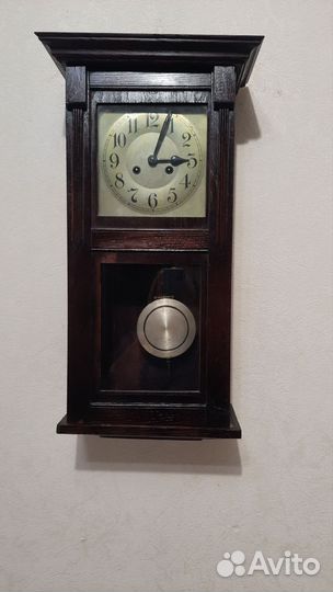 Старинные настенные часы Friedrich Mauthe