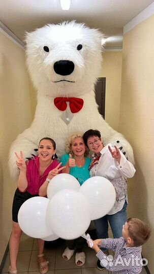 Белый мишка, Лисёнок поздравление